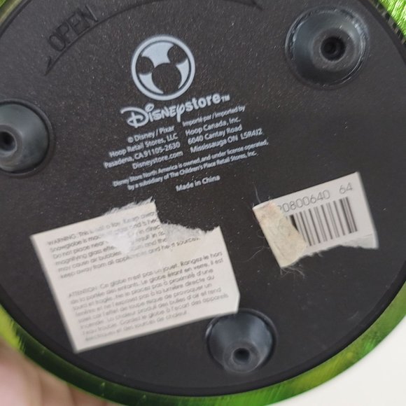 Disney NWT Toy story Buzz Lightyear photo snow globe metallic green outer space - Picture 7 of 14